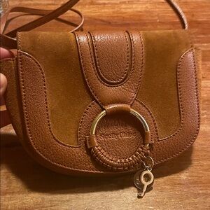 See By Chloe Brown Leather Crossbody Bag